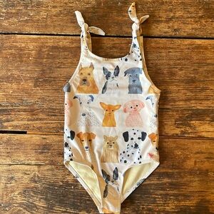 Cute Pink Chicken Dog Swimsuit